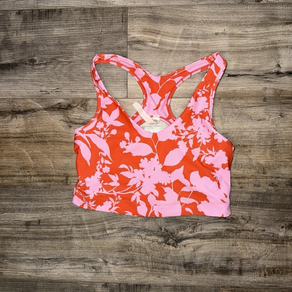 Sage Collective Hothouse Floral Lava workout top size Small
